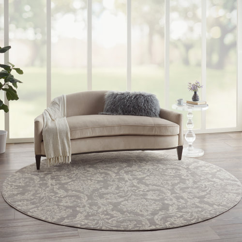 Charlton Home® Yurig Abstract Area Rug in Gray/Ivory & Reviews Wayfair